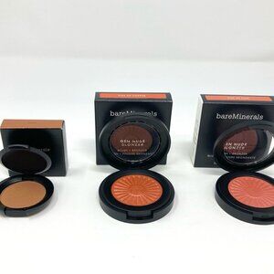 Bareminerals Gen nude BRonzer and Blonzer Set  3pack new in box  Travel Size